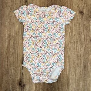 Carter's Floral Bodysuit - Pink, Yellow, Blue